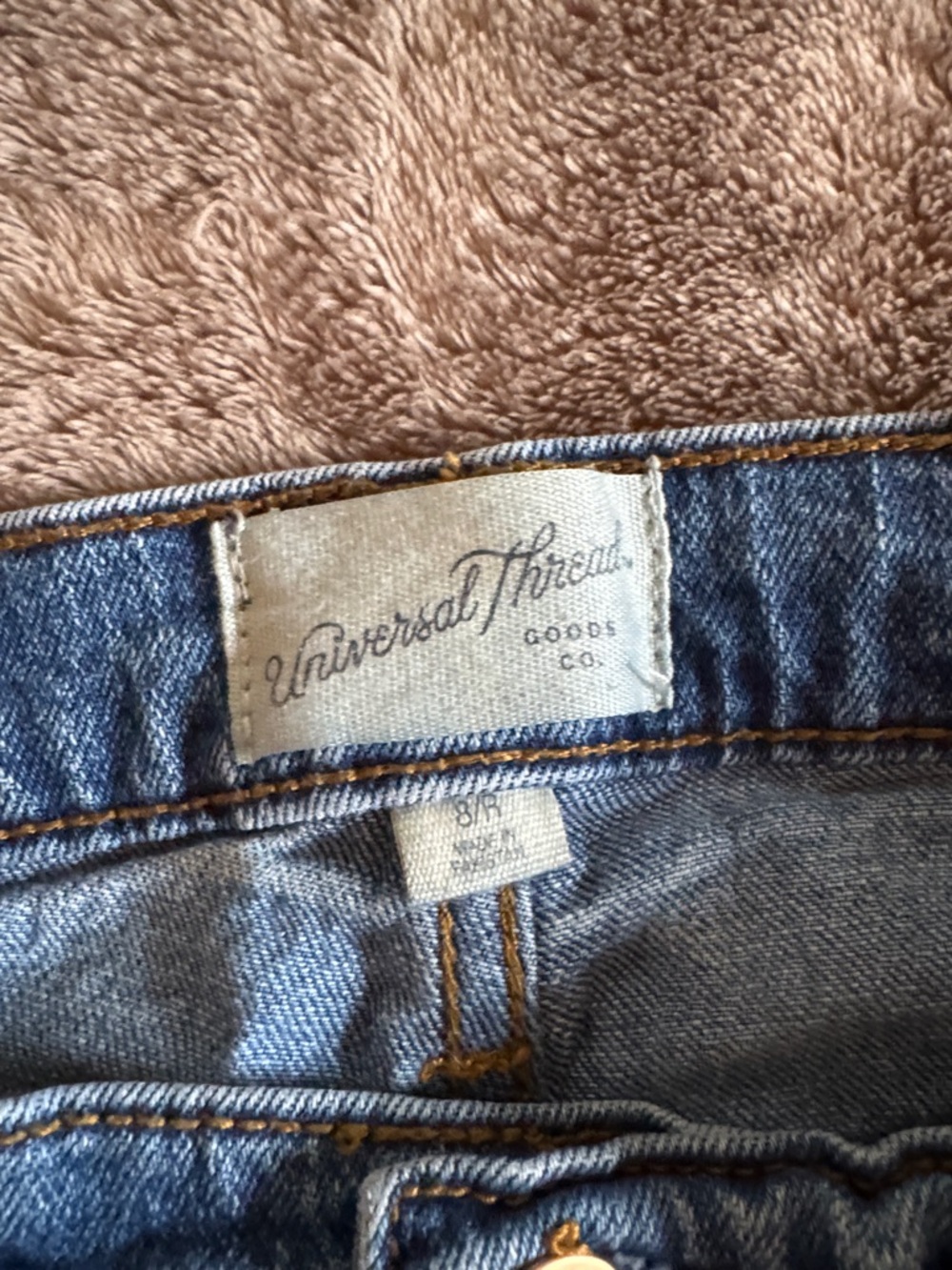 Universal Thread Blue Straight Leg Jeans - Picture 2 of 5